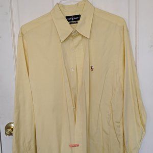Yellow Ralph Lauren Long-Sleeve Button-Up
